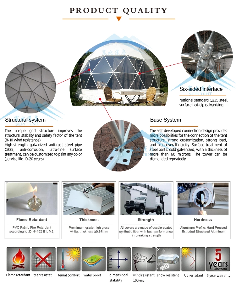 Big Round Bubble Dome Tent Geodesic Igloo Tent for Sale