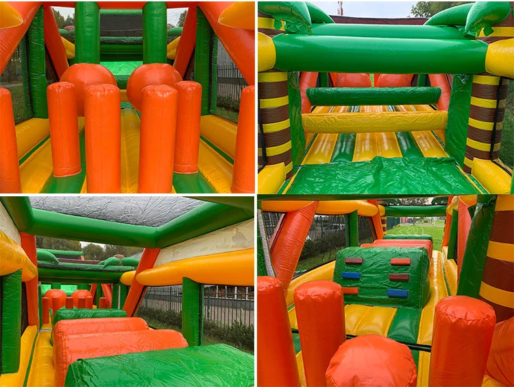 High Quality Popular Funny Inflatable Obstacle Course for Adult and Children