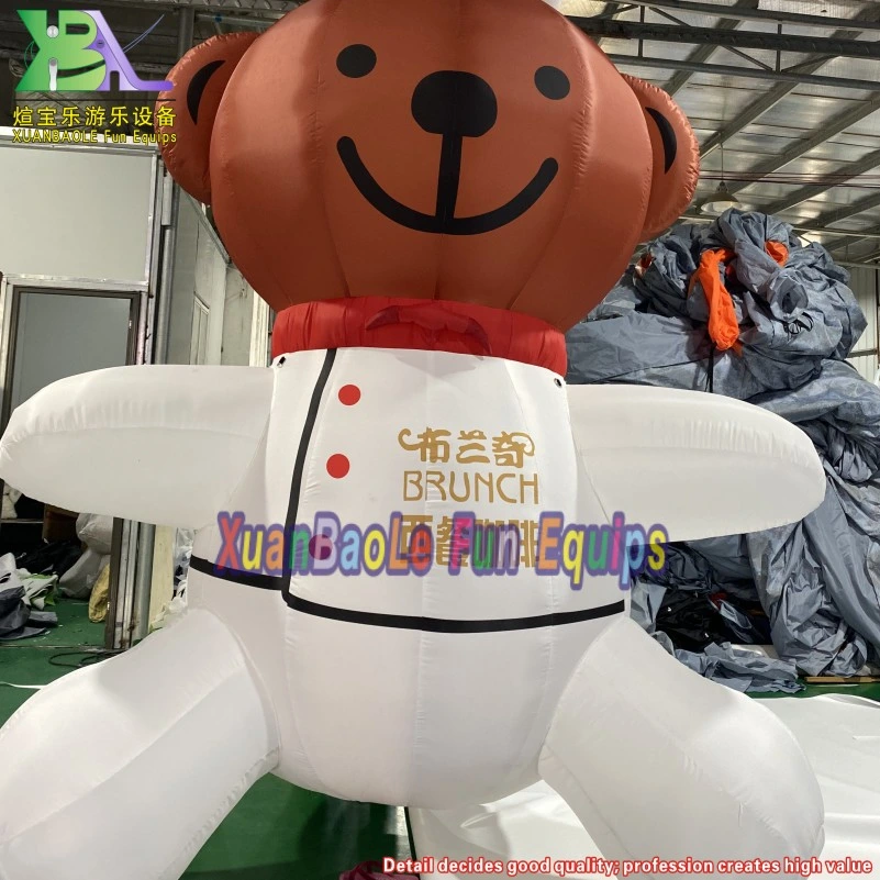 Customized Inflatable Ted Bear/ Large Inflatable Animals/ Western Restaurant Inflatable Bear Cartoon for Inflatable Advertising