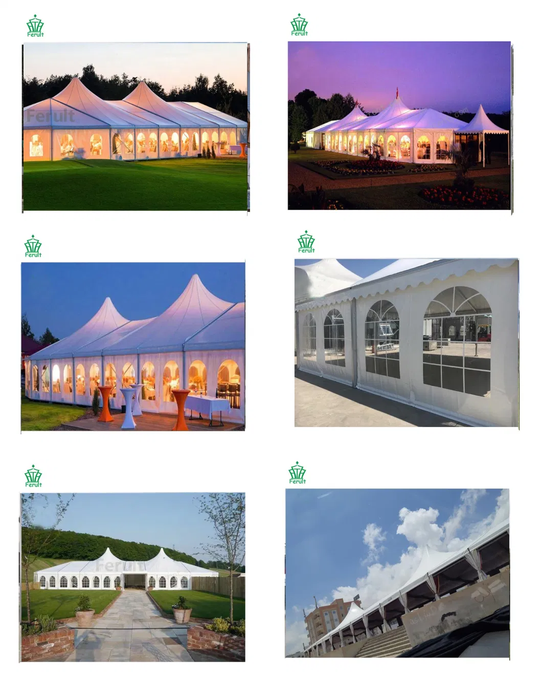 1000 People Capacity Seats Wedding Party Event Tent