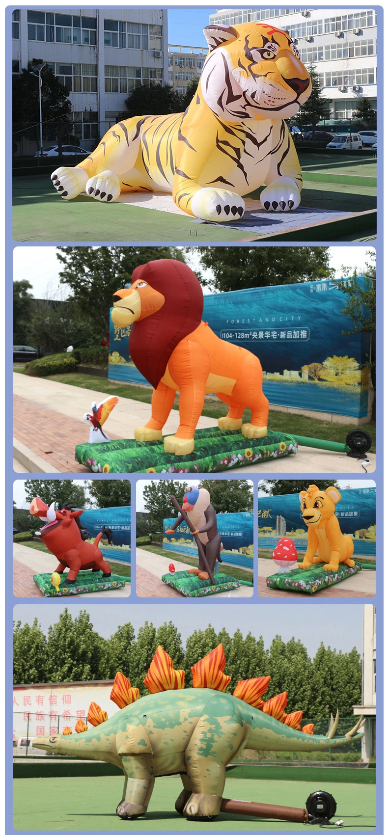 Boyi Custom Giant Advertising Inflatable Mascot Cartoon Big Duck Cartoon B1103