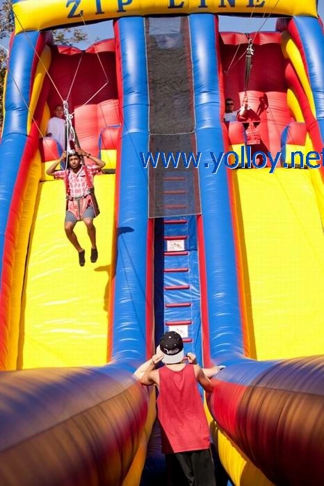 Inflatable Mobile Zip Line Sport Game