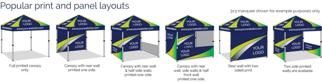 Custom Portable Big Heavy Duty Canopy Pop up Folding Gazebo Aluminum Frame Wall Tent with Sidewalls for Outdoor Party Wedding Car Parking 10X10 10X15 10X20