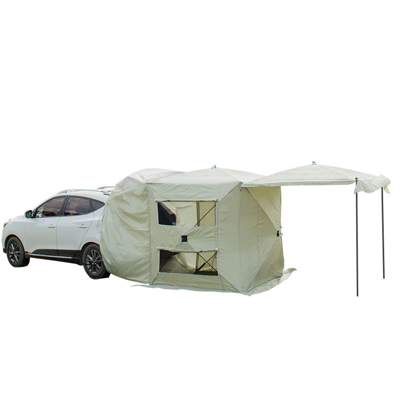 Quick-Open Car Rear Tent UV and Water Protection Coating Stable Tailgate Tent Windproof Detachable for Camping SUV Sedan Bl20147