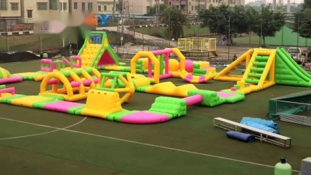 Inflatable Pool Obstacle Course Park Water Sports Obstacle Game